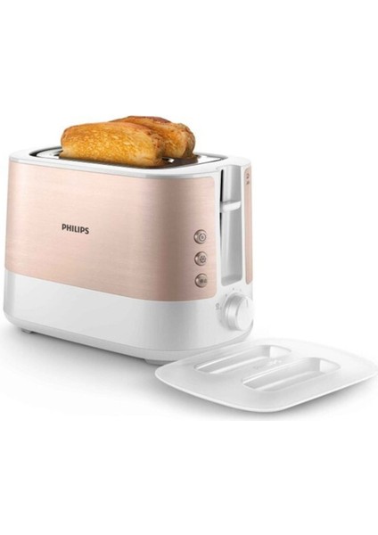 Pembe Metal Ekmek Kızartma Makinesi, Pratik ve Şık Tasarım indirimleri