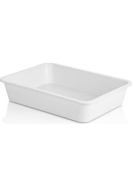 2 No Köşeli Küvet Sert Plastik Peynir Küveti Çok Amaçlı Küvet 3,2lt 21X30CM fiyatları