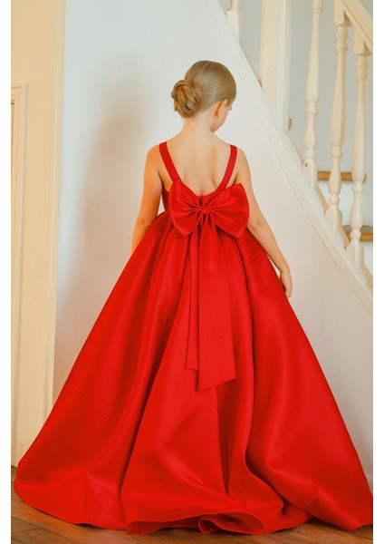 Kız Çocuk Fiyonk Detaylı Prenses Elbise fiyatları