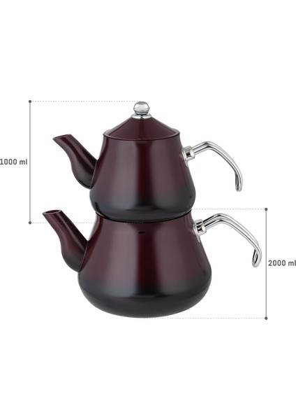 Clarus Çaydanlık Takımı - 1000 ml - 2000 ml