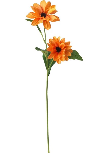 Yapay Çiçek, Turuncu, 55 Cm, Güneş Şapkası