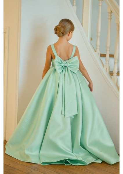 Kız Çocuk Fiyonk Detaylı Prenses Elbise fiyatları