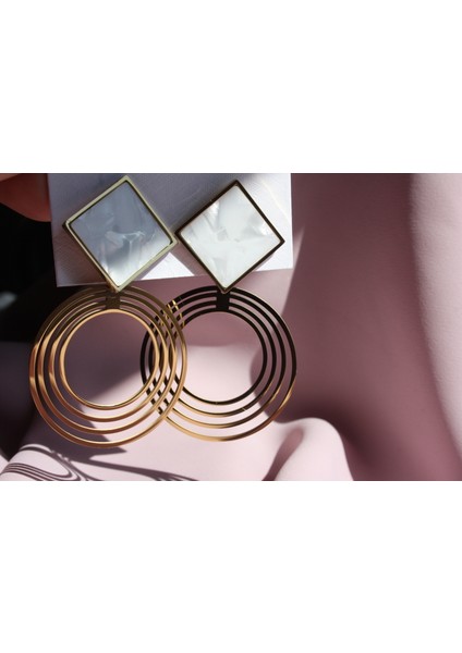 Taşlı Halka Küpe modelleri