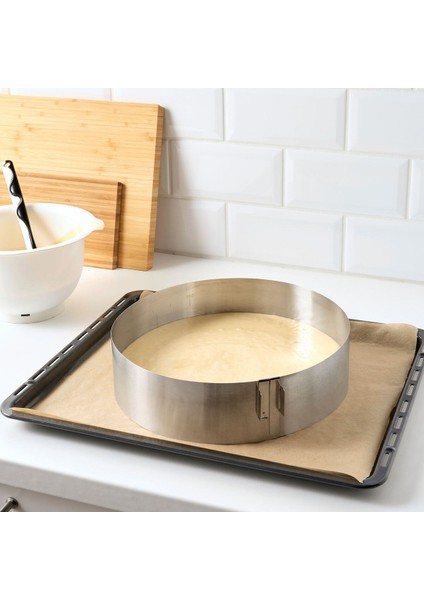 Ayarlanabilir Kek Kalıbı, Paslanmaz Çelik, 16-30 cm fiyatları
