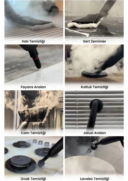 Çok Fonksiyonlu Buharlı Temizlik Makinesi Beyaz ile Temizlikte Mükemmellik fırsatları