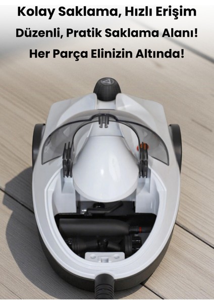 Çok Fonksiyonlu Buharlı Temizlik Makinesi Beyaz ile Temizlikte Mükemmellik indirimleri