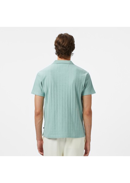 Erkek Yeşil Classic Fit Polo Yaka T-Shirt K55560T.3BS fiyatları