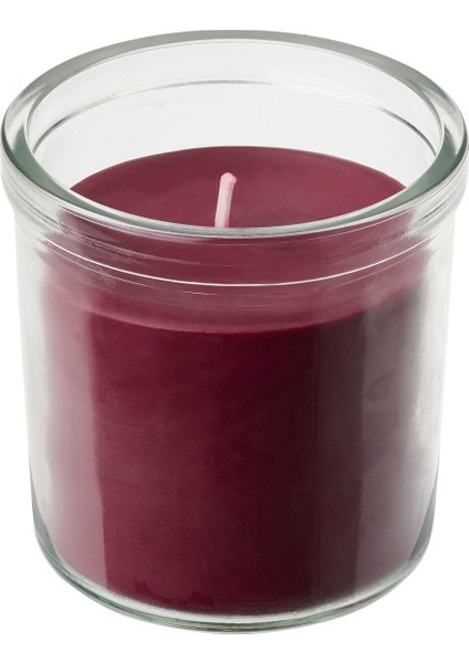 Bardakta Kokulu Mum, Kırmızı, 40 Saat, Yabani Meyveler