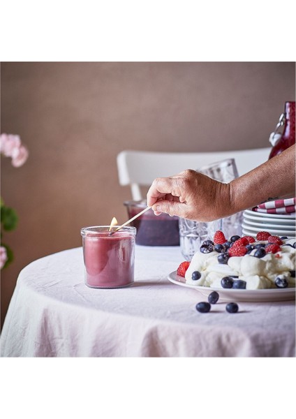 Bardakta Kokulu Mum, Kırmızı, 40 Saat, Yabani Meyveler fiyatları
