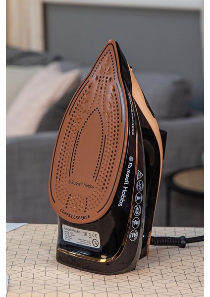 Bakır Kaplı Seramik Tabakalı Buharlı Ütü, Siyah, Hafif ve Şık Tasarım fiyatları