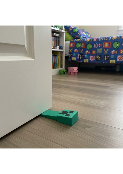 Minecraft Creeper Kapı Tutucu