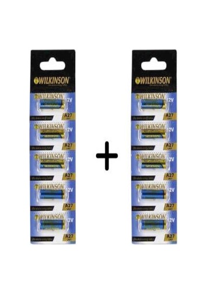 27A 12V Alkalin Pil 5'li Paket-2 Adet Erpilsan Elektronik