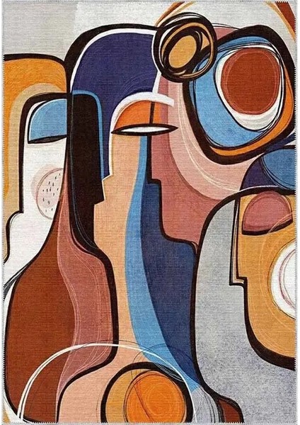 , Makinede Yıkanabilir, Kaymaz Taban, Dijital Baskı, Çok Renkli, Salon Halısı, Oturma Odası Halısı, Mutfak Halısı ve Yolluk fiyatları