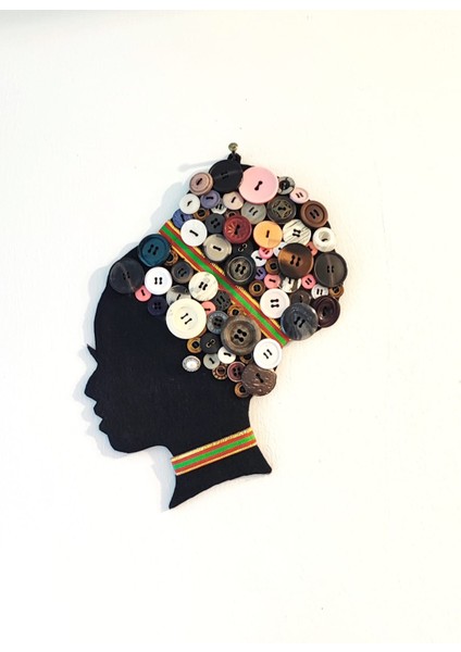 Keçe, Kumaş ve Düğme ile Arap Kız Tasarım Duvar/balkon Süsü / Ev Dekorasyonu (24 x 19) fiyatları