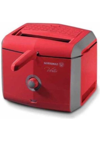 Kırmızı ve Yeşil Renklerde Şık ve Kullanışlı Fritöz Modeli A486-02