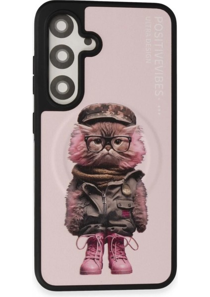 Samsung Galaxy S24 Fun Magsafe Kapak - Pembe