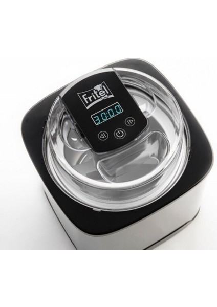 IM1252 Şık Gümüş Dondurma Makinesi Beyaz Renkli, Lezzetli Tatlar Için Tasarlandı fiyatları