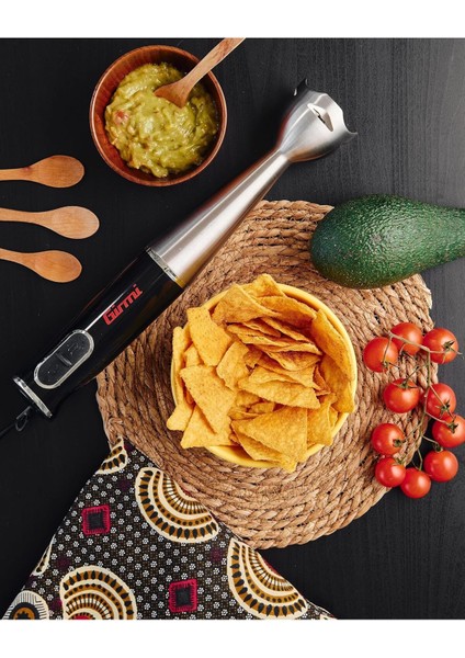 Daldırma Blender, 400W Güç, Paslanmaz Çelik Çubuk ve Bıçak, Siyah indirimleri