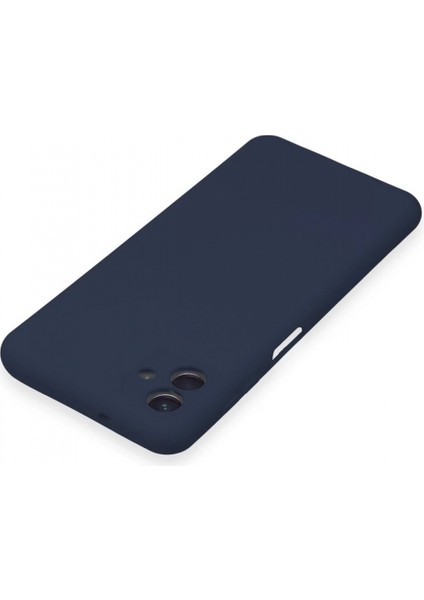 Samsung Galaxy A04E Kılıf Nano Içi Kadife Silikon - Lacivert fırsatları