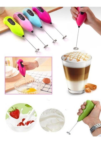 Pembe Süt Köpürtücü ile Kahve Keyfinizi Artırın, Lezzetli ve Şık Tasarım!