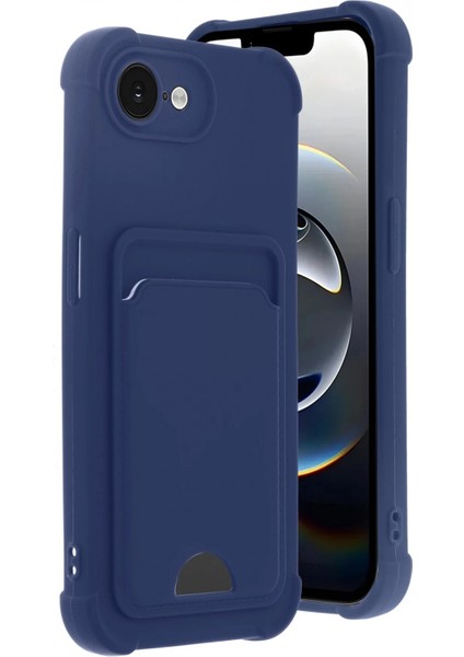 Apple iPhone 16E Kelvin Kartvizitli Silikon - Lacivert fiyatları