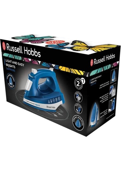 Mavi Renkli Hafif ve Parlak Uyumu Güçlendiren Ütü, Pratik Kullanım