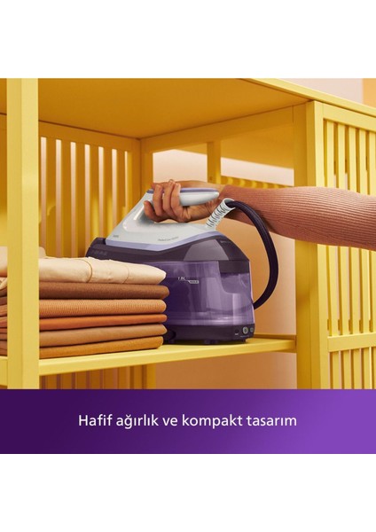 6000 Serisi Buhar Kazanlı Ütü, Güçlü Buhar, 1,8 Lt Çıkarılabilir Su Haznesi