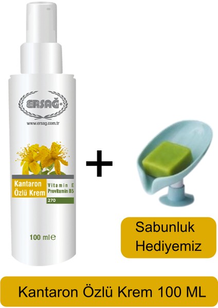 Kantaron Özlü Krem 100 ml - Sabunluk Hediyemiz 270-06