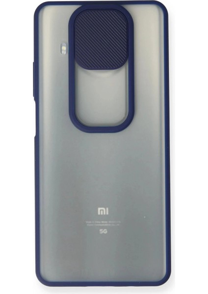 Xiaomi Mi 10T Lite Kılıf Palm Buzlu Kamera Sürgülü Silikon - Lacivert fiyatları