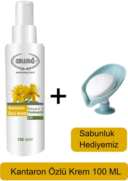 Kantaron Özlü Krem 100 ml - Sabunluk Hediyemiz 270-01