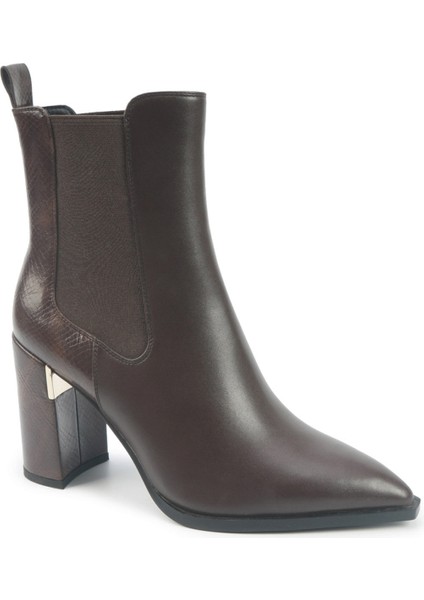 Fabıola 5pr Kahverengi Kadın Topuklu Bot