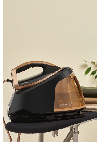 Yüksek Performanslı Buhar Kazanlı Ütü, Siyah ve Beyaz Renk Seçenekleriyle modelleri