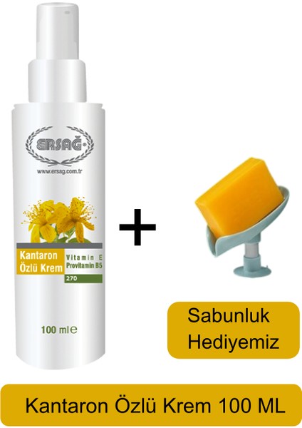Kantaron Özlü Krem 100 ml - Sabunluk Hediyemiz 270-05