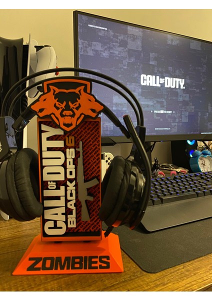 3D Baskı Call Of Duty Black Ops 6 Zombies Temalı Kulaklık Standı fırsatları