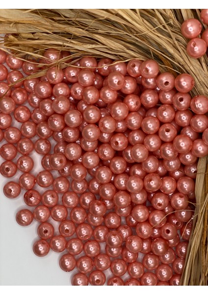 10 mm Lüks Kaplama Plastik Inci Boncuk (50 GRAM-100 Adet) Takı Çanta Boncuğu modelleri
