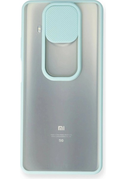 Xiaomi Mi 10T Lite Kılıf Palm Buzlu Kamera Sürgülü Silikon - Turkuaz fiyatları