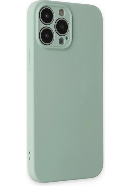 iPhone 13 Pro Max Kılıf Nano Içi Kadife Silikon - Su Yeşili fiyatları