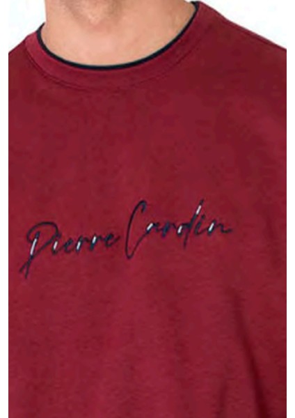 6115 Erkek Bordo Uzun Kollu Bisiklet Yaka Üç Iplik Eşofman Takımı fiyatları