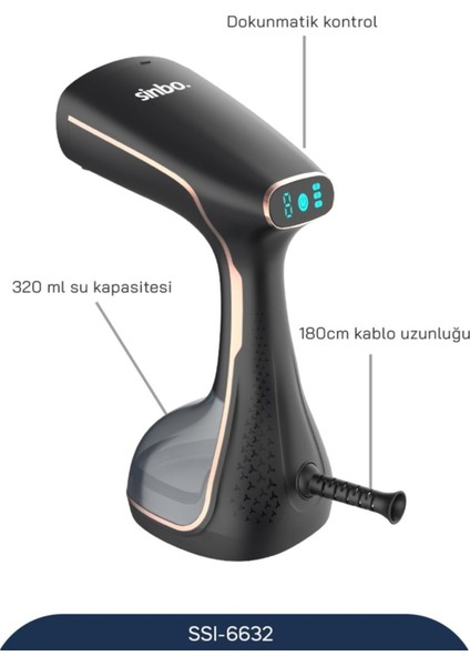 Dikey Buharlı Ütü 1640W, Güçlü ve Hafif, Pratik Kullanım fiyatları