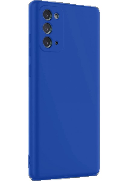 Samsung Galaxy Note 20 Kılıf First Silikon - Mavi fiyatları