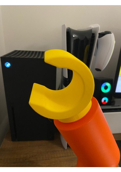 🟠 Modern Tasarım 3D Baskı Kulaklık Standı – Masaüstü Düzenleyici & Askı Aparatı fiyatları