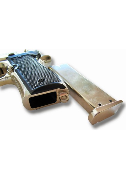 Denix Dekoratif Baretta 92F Tabanca Parabellum 9 Mm, Italya 1975 modelleri