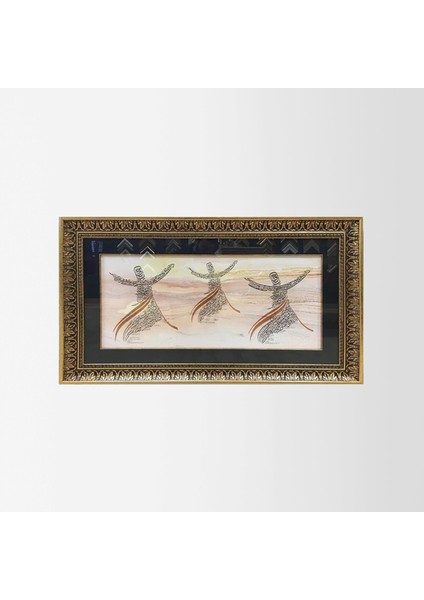 Sema Gazeli Çerçeveli Tablo
