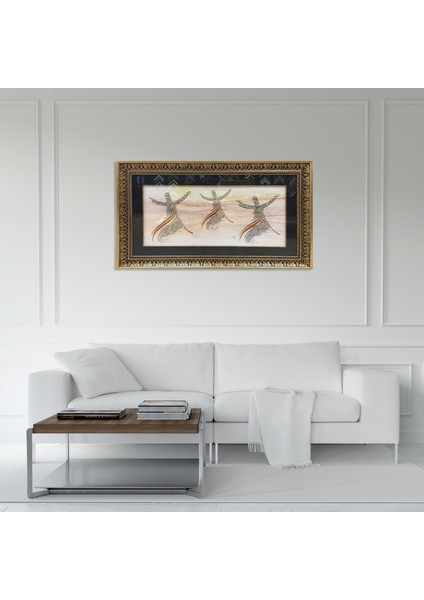 Sema Gazeli Çerçeveli Tablo fiyatları