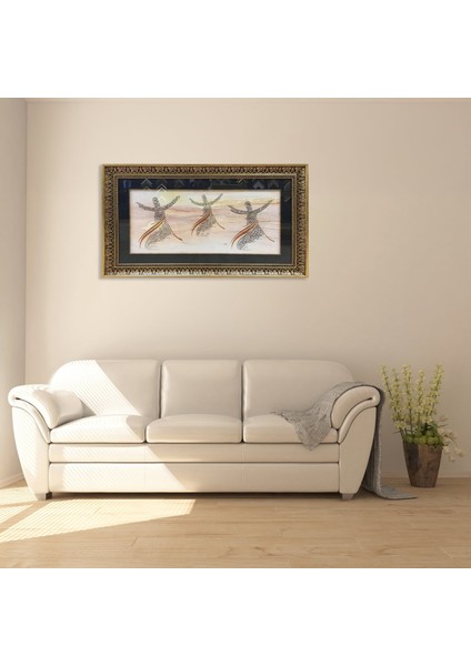 Sema Gazeli Çerçeveli Tablo fırsatları