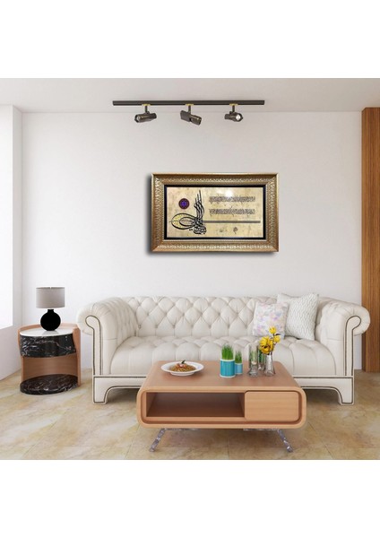 Tuğra Besmele ve Ayetel Kürsi Çerçeveli Tablo fırsatları