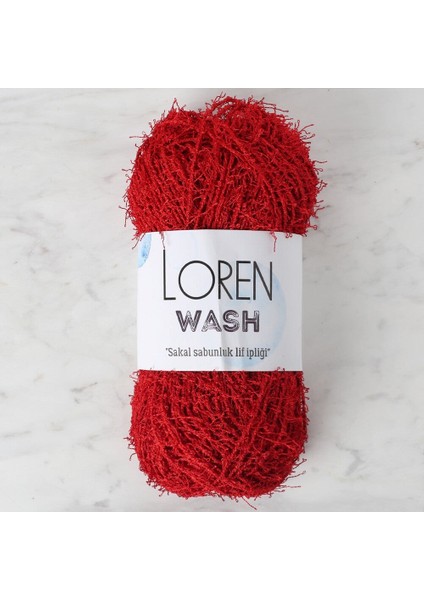 Loren Wash Kırmızı El Örgü Ipi - R003 - 34027