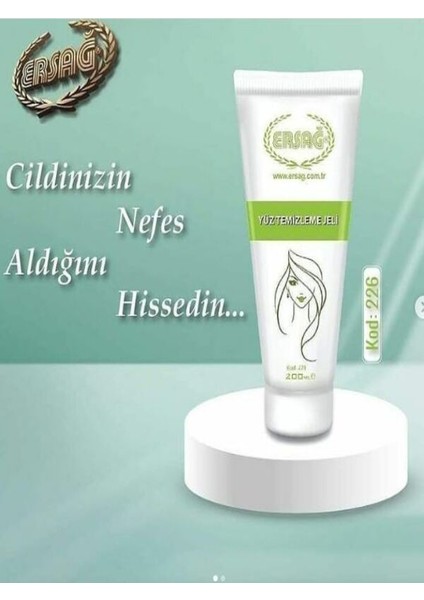 Yüz Temizleme Jeli 200 ml - Sabunluk Hediyemiz 226-12 fırsatları