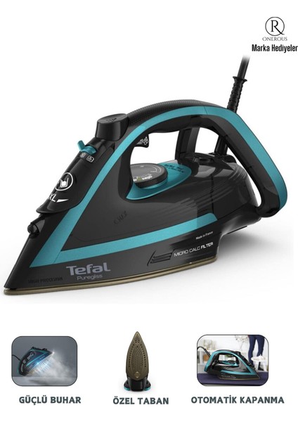 3000 Watt Buharlı Ütü, Hızlı Isınma, Yüksek Buhar, Eko Modu, Otomatik Kapanma