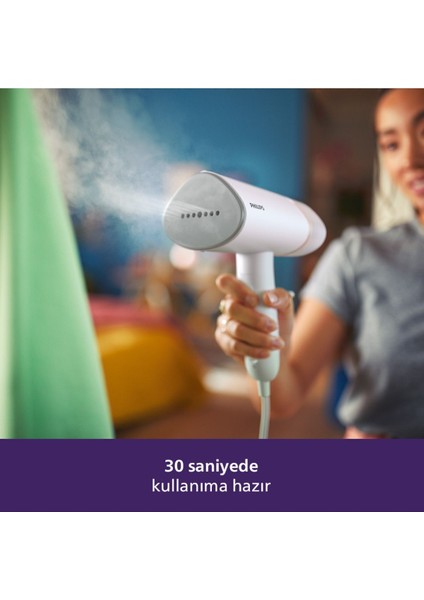 3000 Serisi Buharlı Düzleştirici, 1000W, 20G/DK Buhar, 30 Saniyede Hazır indirimleri